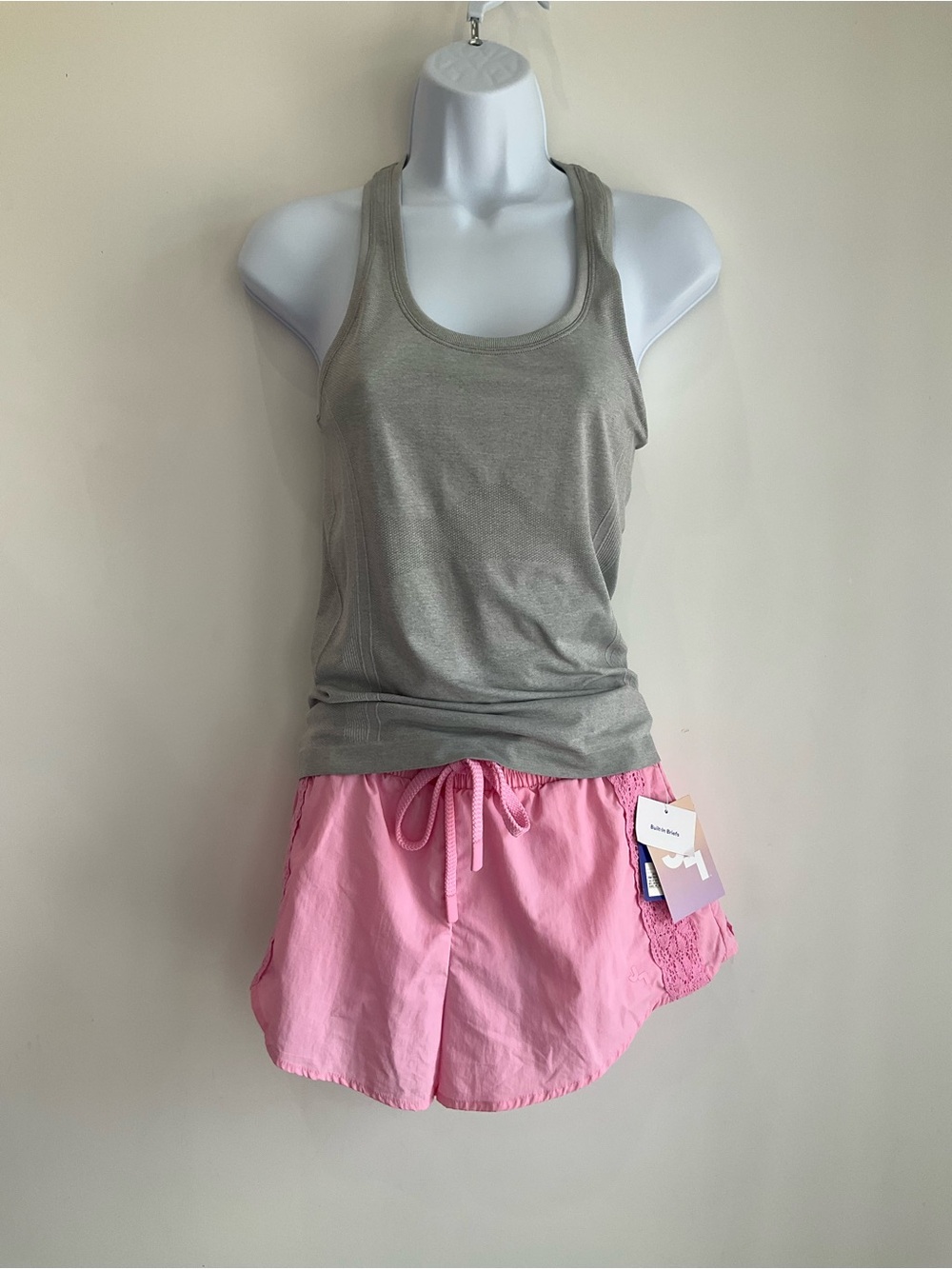 Avia Gray Racerback Tank Top